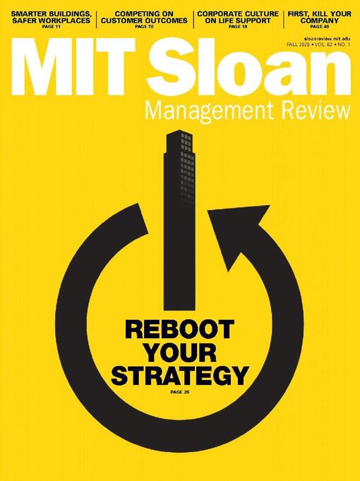 MIT Sloan Management Review作のMIT Sloan Management Reviewの作品詳細 - 貸出可能